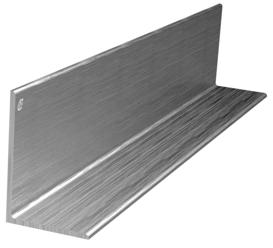 профиль алюминиевый L-образный 60x40x2.5x2x2